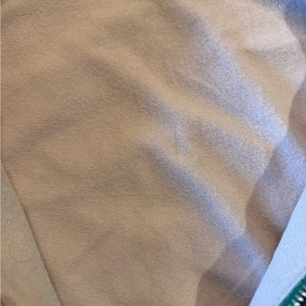 Vintage Swingster Large Green and Cream Windbreaker Jacket with Pioneer Logo